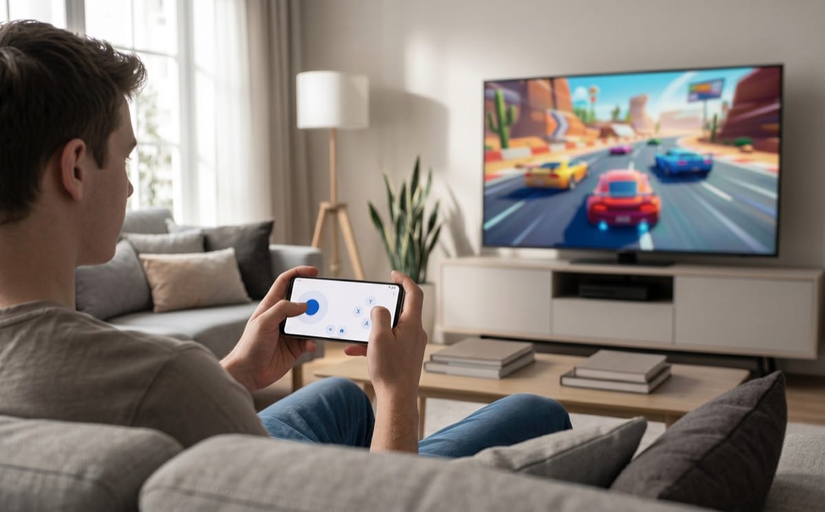 inext Remote gamepad mode screenshot