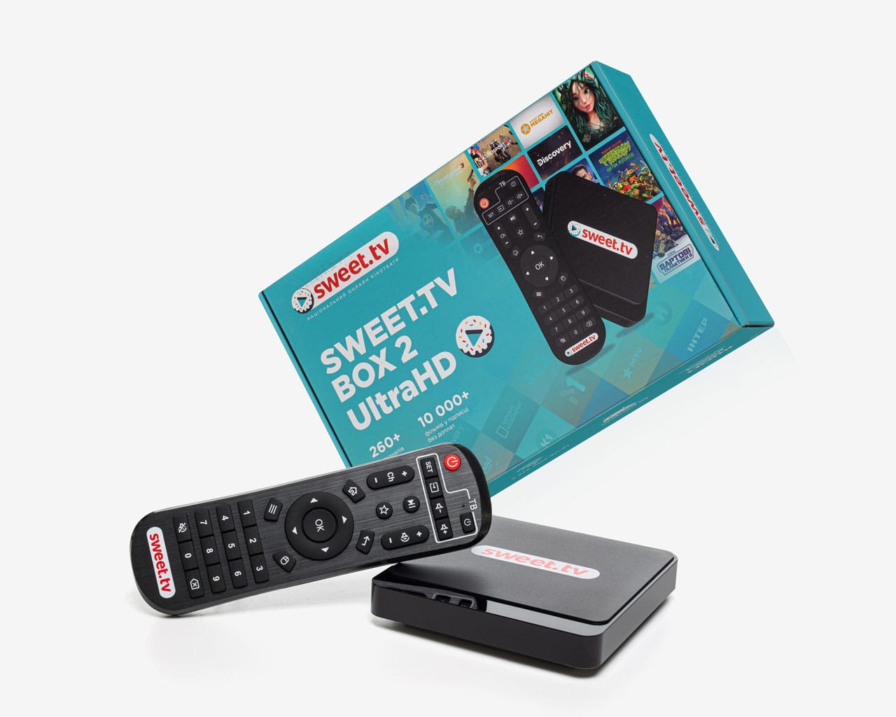 SWEET.TV — Co-branding STB by inext