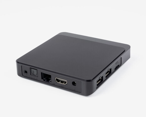 inext TV5 ultra media player, connection ports