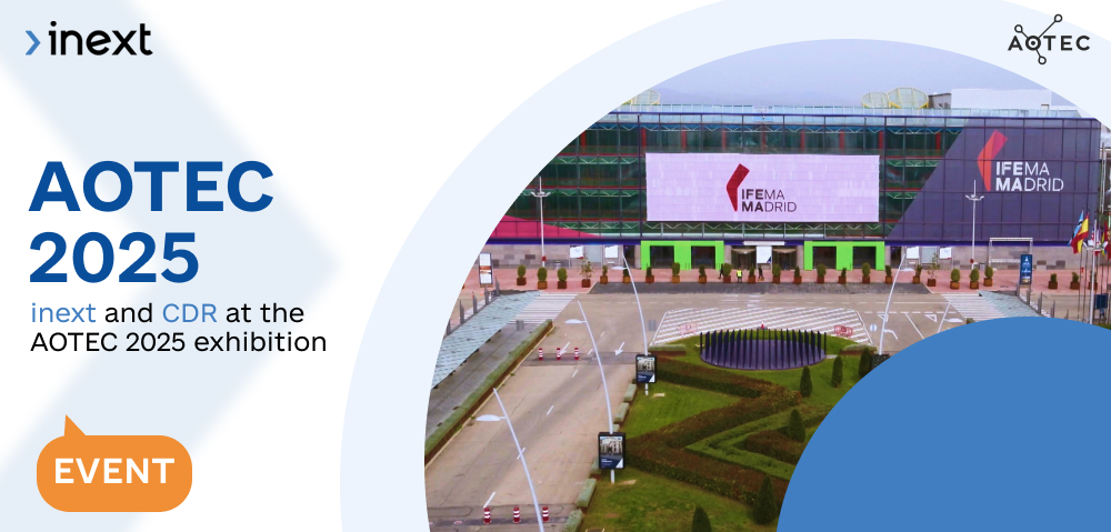 inext and CDR participated in the AOTEC 2025 exhibition in Madrid